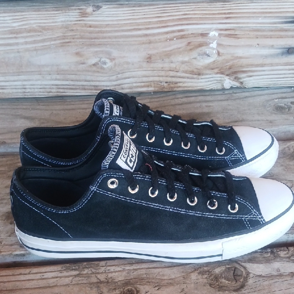 Converse Cons Black and White Canvas Sneakers - Picture 9 of 16